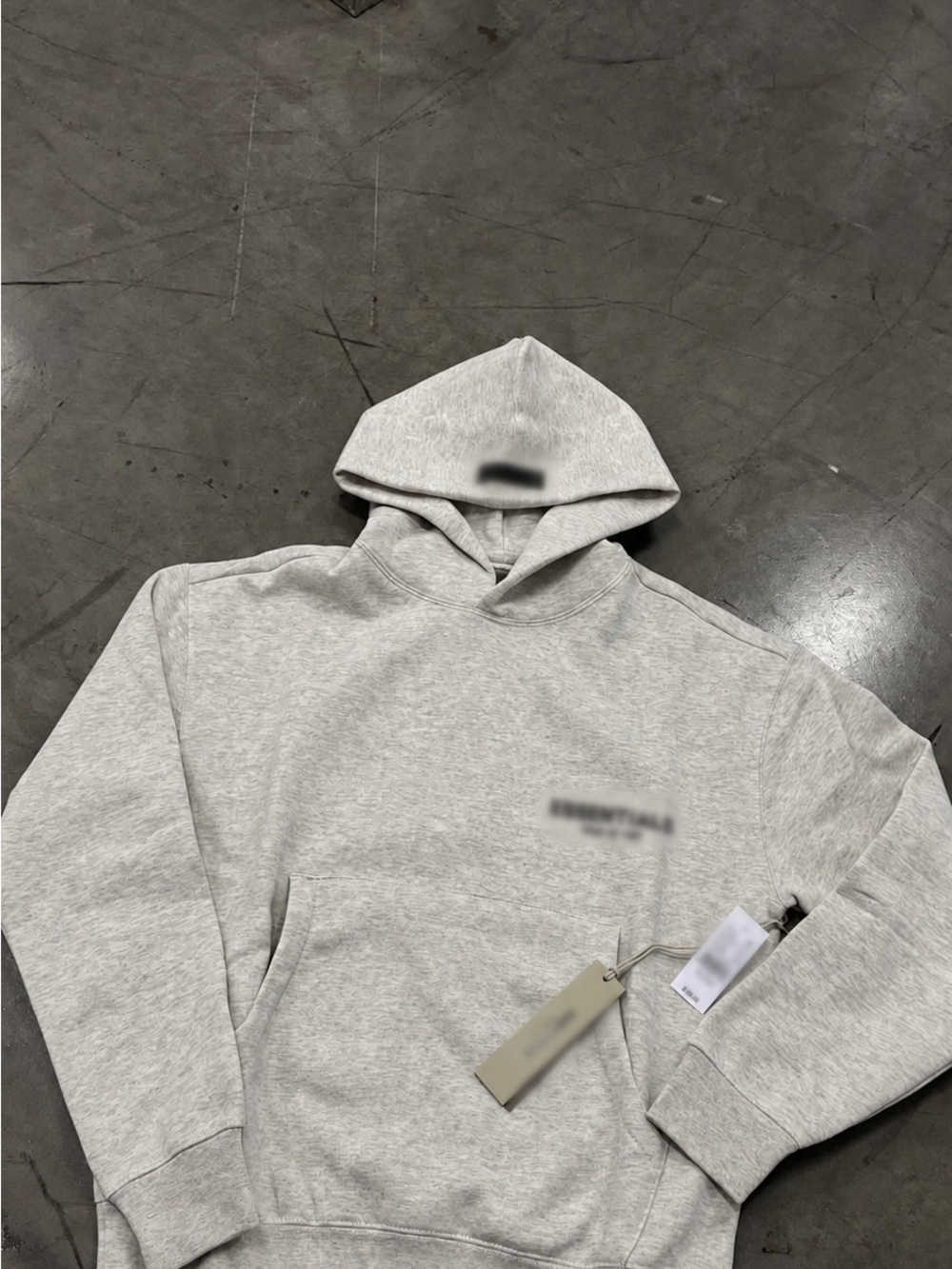 Light gray essential hoodie